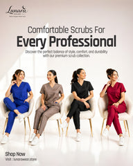 Lunara Premium Scrub Set – Extended Sizes (XS-3XL)
