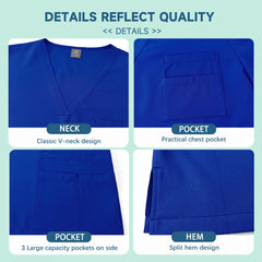 Lunara Professional Scrub Set – Unisex Medical Uniform